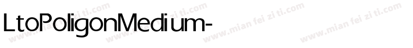 LtoPoligon Medium字体转换